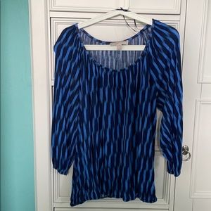 Michael Kors Blue long sleeve shirt